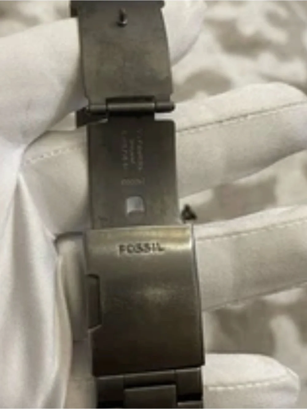 Fossil Nate Chronograph Smoke Quartz JR1437 Stainless Steel Watch